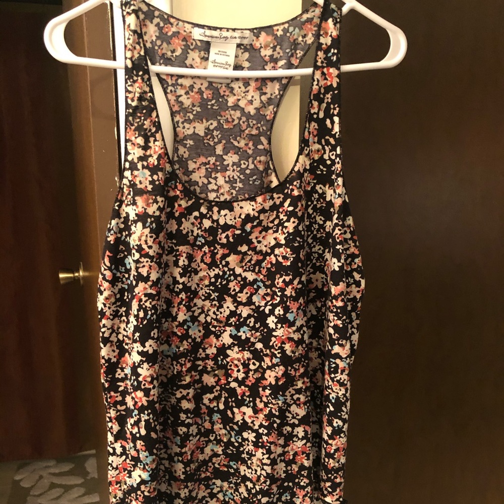 American Rag Floral Knit Tank